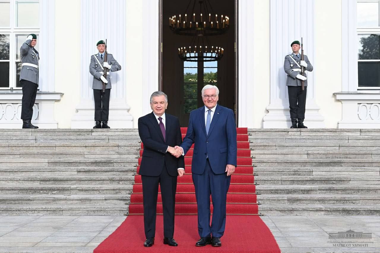 Президент Узбекистана принял участие во встрече лидеров стран Центральной Азии с Федеральным Президентом Германии
